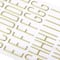 12 Pack: Gold Puffy Modern Alphabet Stickers by Recollections™